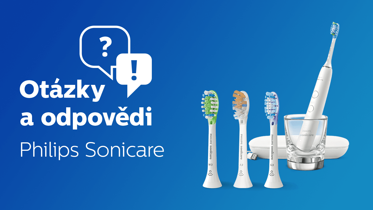 Ot&aacute;zky a odpovědi Philips Sonicare