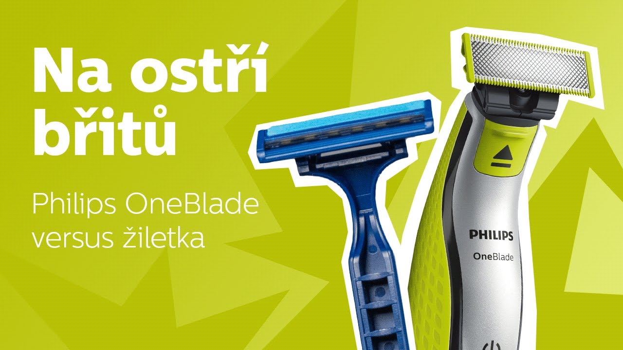 Philips OneBlade nebo klasick&aacute; žiletka