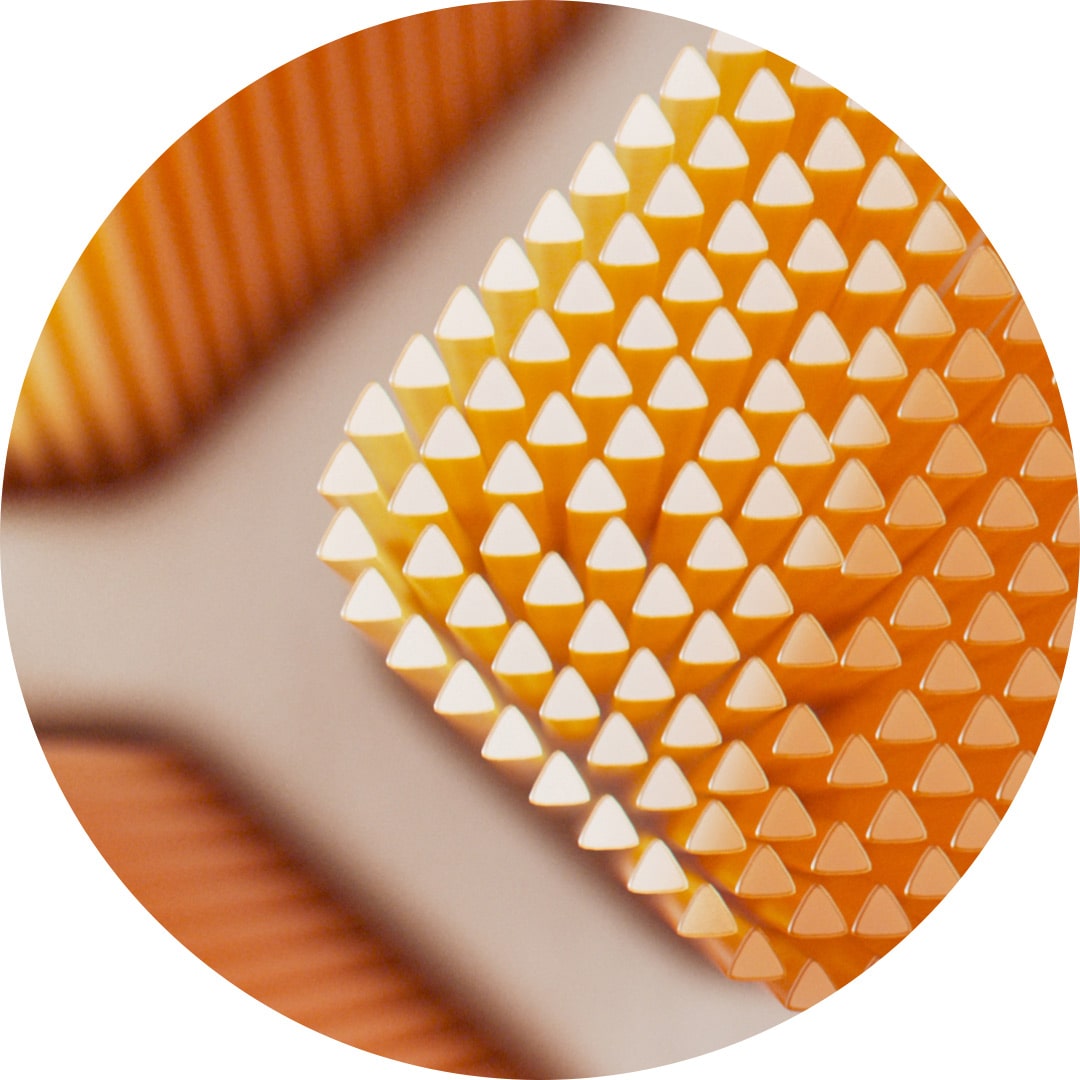 Troj&uacute;heln&iacute;kov&eacute; konce vl&aacute;ken