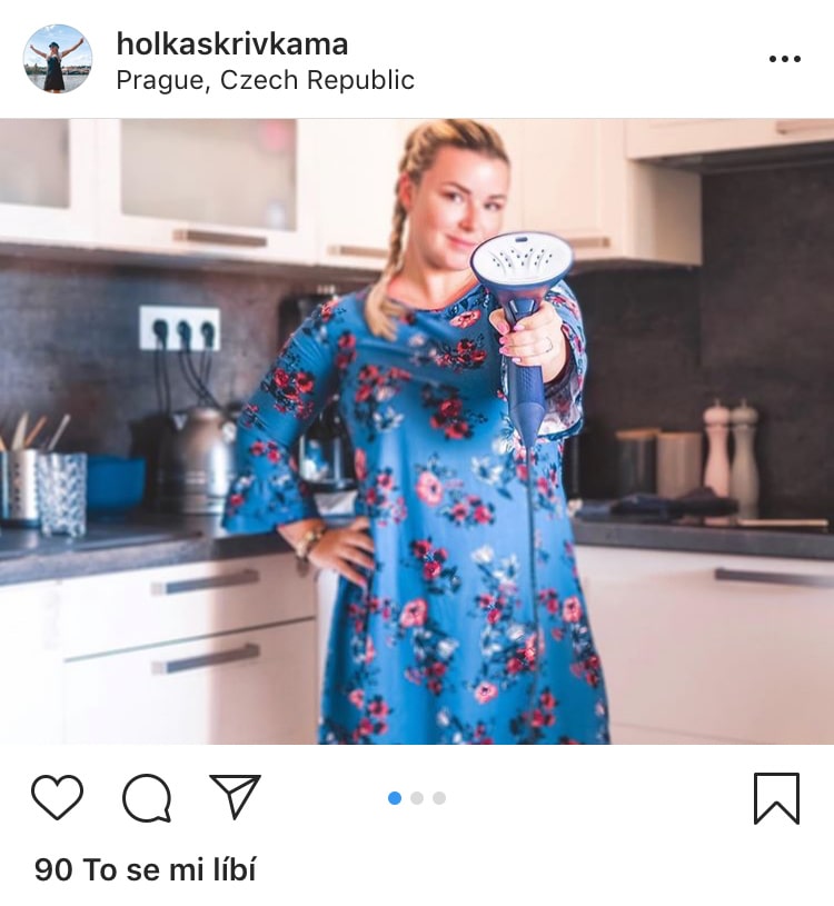 holkaskrivkama ručn&iacute; napařovač oděvů