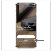 st&aacute;hnut&iacute; aplikace homerun a&nbsp;zaregistrov&aacute;n&iacute; se