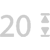 Ikona 20&nbsp;uzamykateln&yacute;ch nastaven&iacute; d&eacute;lky