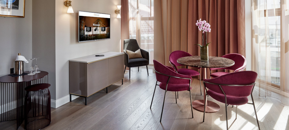 profesion&aacute;ln&iacute; televizor do hotelov&eacute;ho pokoje