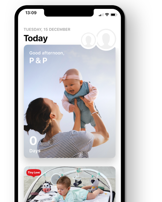 Aplikace Philips Miminko+ na chytr&eacute;m telefonu