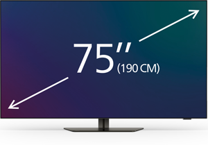 75-77 palcov&eacute; televizory