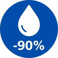 Ikona O&nbsp;90 procent m&eacute;ně tuku