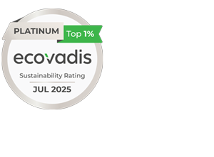 Platinov&aacute; medaile EcoVadis červenec 2025