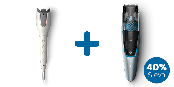 Automatick&aacute; kulma a zastřihovač vousů Philips