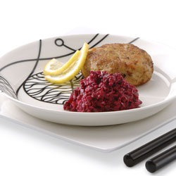 Recept na rybí burgery s opečeným pyré z řepy | Philips
