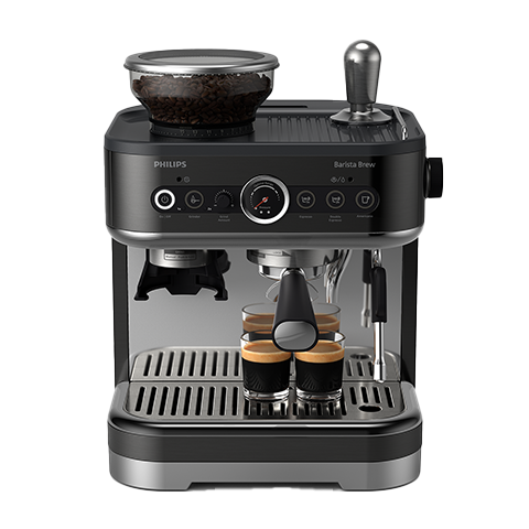 Jednoduch&aacute; n&aacute;doba na k&aacute;vov&aacute; zrna pro k&aacute;vovar Philips Barista Brew, čern&aacute;